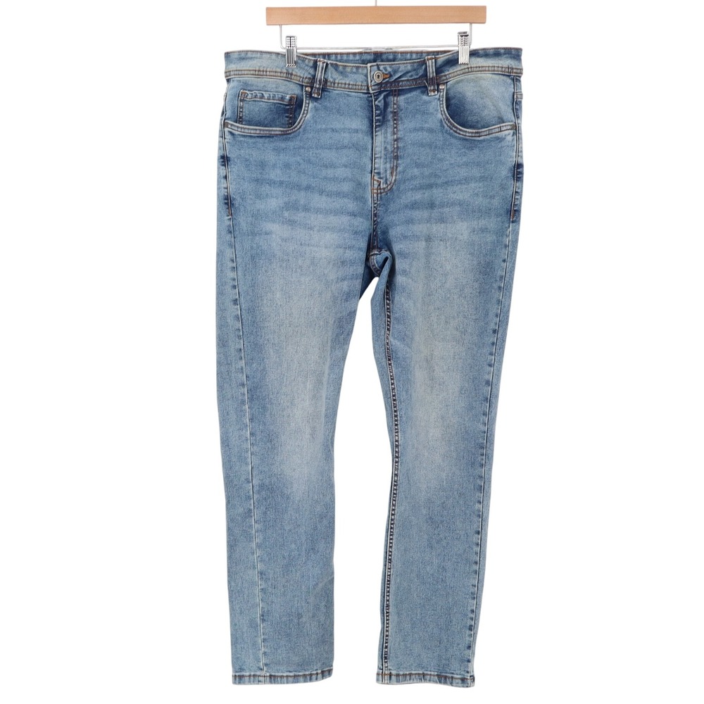 The Perfect Jean NYC Jeans Mens 36x30 Slim Thick Blue Stretch Denim Excellent